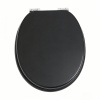 WC sedadlo SINOBATH Čierne WC sedadlo z MDF