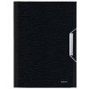 Harmoniková doska, A4, PP, 6 priehradiek, LEITZ Style, saténovo čierna