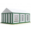 Pártystany-Jičín s.r.o. Party stan 4x6m - PVC Premium Ohňovzdorný Farba: Zelenobiela