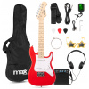 Max GigKit Junior 1/4 Electric guitar pack red