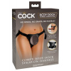 King Cock Elite KCE Kalhotky s hnědou přísavkou pro dildo