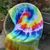 Plážová osuška RAINBOW SWIRL 90 x 180 cm
