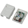 DATACOM STP jednozásuvka nad omítku Cat5e 1 x RJ45 2315