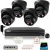 DAHUA IP monitorovacia sada 4 8Mpx dome kamier