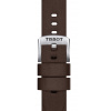 Tissot řemínek originál hnědá 18mm syntetická kůže T852.048.211