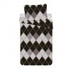 Jerry Fabrics 3D Obliečky Káry čierne micro Polyester mikrovlákno 140x200 70x90