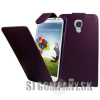 Kožený obal Samsung Galaxy S IV – Flip – fialová