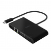 Belkin USB-C adaptér (HDMI, VGA, USB-A, LAN) + nabíjení 100W PD (AVC004BTBK)