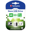 Verbatim Store 'n' Stay Nano USB kľúč 32 GB USB Typ-A 2.0 Čierna (98130)