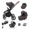 SET kočík Move+ vanička+adaptéry+autosedačka+báza,Rocky Grey/Black