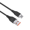 Solight SSC16005-S USB-C USB-A, 0,5m, černý