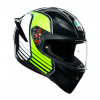 Prilba AGV K1 Power Gunmetal White Green Veľkosť: S (55-56 cm)