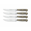 Sada 4 steakových nožov Wüsthof CLASSIC COLOUR Velvet Oyster 12 cm