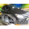Deflektory komplet 4 ks pre OPEL Astra, 2004-14 / (H) hatchback
