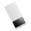 Baseus - Powerbanka Star-Lord (PPXJ100002) - 2x USB, Type-C, micro-USB, 22,5 W, 10000 mAh, kábel Type-C, 3 A, 30 cm - biela