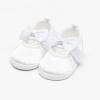 Dojčenské saténové capačky New Baby biela 3-6 m - 3- 6 m