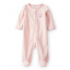 CARTERS CARTER'S Overal na zips fleece Sleep & Play prink Deer pocket dievča NB/veľ.56