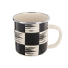Nerezový hrnek Orion ŠACHOVNICE Lem 410 ml