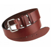 Opasok - Camo Brown Belt, čierny, šedý, viacnásobný - mužský produkt (Vojenský pás kožený pás hnedý široký 141 cm)