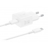 Samsung EP-T2510XWEGEU-B USB nabíječka, Rychlonabíječka, 1x USB-C®, 25 W, Dodávka energie, bílá