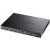ZyXEL XGS2220-54HP, L3 Access Switch, 600W PoE, 40xPoE+/10xPoE++, 48x1G RJ45 2x10mG RJ45, 4x10G SFP+ Uplink, incl. 1 yr