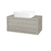 Dreja Umývadlová skriňa STORM SZZ 80 (umývadlo Joy) - D05 Oregon / D05 Oregon