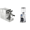 Stone Espresso Mine Premium + Eureka Atom Specialty 75, chrome