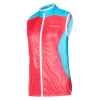 LA SPORTIVA Briza Windbreaker Vest W, Hibiscus/Malibu Blue - S