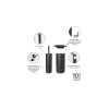 Brabantia Súprava doplnku na toaletu Brabantia MINDSET SET/3ks tmavo šedá