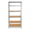 Meets-ecommerce UG Regál do garáže 180x100x50, 4-6 políc Farba: Pozink, Počet polic: 6 políc