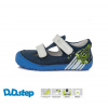 D.D.STEP kožené barefoot sandále H073 royal blue Veľkosť-obuvi: 20