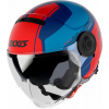 Axxis Raven SV ABS Milano otvorená prilba matt blue red L