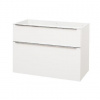 Mereo Mailo - Umývadlová skrinka 101x70x48 cm, 2 zásuvky, biela CN512S