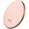 Recci Star colour bezdrôtová nabíjačka s podporou QI nabíjania Farva: Ružová