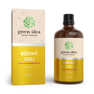 Růžový pleťový olej 100 ml Topvet GREEN IDEA