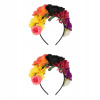 Tetovačky - 2pcs Halloween Party Flower s jemnou hlavou (Tetovačky - 2pcs Halloween Party Flower s jemnou hlavou)