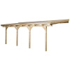 Drevená zahradná pergola 671 (7x3 m)