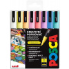 POSCA akrylový popisovač PC-3M 8 ks - mix pastelových farieb (14624)