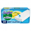 Swiffer Náhradné Vlhčené Utierky Na Zmeták S Vôňou Lemon 24 ks