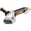 WORX WX800, 8600 ot/min, 11,5 cm, Batérie, 1,54 kg, Kefový motor