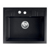 Novaservis Granitový drez s prepadom, grafit DRGM1/48/58HA