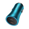 BASEUS RYCHLÁ NABÍJAČKA AUTO 2x USB C 40W SILNÁ DO ZAPAĽOVAČA (CGJP000003)
