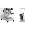 Lelit MaraX3 PL62X3, stainless steel + Eureka Helios 75, chrome