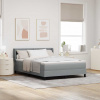 zahrada-XL Posteľ boxspring s matracom s matracmi Svetlosivá 140 x 200 cm 3341167