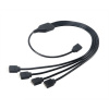 AKASA - RGB LED kabel-splitter- 50 cm AK-CBLD04-50BK (AK-CBLD04-50BK)