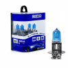 Halogénová žiarovka Sparco H3 12V 55W Xenon+200% 5000K Modrá SPARCO