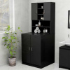 Skříňka nad pračku černá Black 3082009