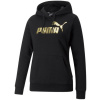 Puma ESS+ Metallic Logo Hoodie FL W 849958 01 (129601) Black/Green XL