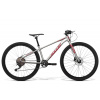 Detský bicykel AMULET Youngster 27.5 1.10 Alu Brushed Transparent/Red 2023 XS