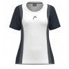 Dievčenské tričká Head Girls Club 25 Tech - navy/white - Biely (128 cm)